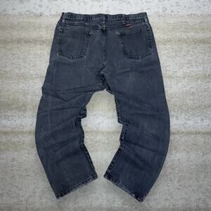 Vintage Y2K Rustler Jeans 38x29 Regular Straight Leg Fit Smoke Black Wash